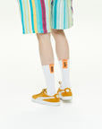 Athletic Cushion Good luck Multi Crew 3 Pairs Socks detail view.