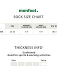 Size guide chart. Detailed sizing information in product description.