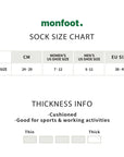 Size guide chart. Detailed sizing information in product description.