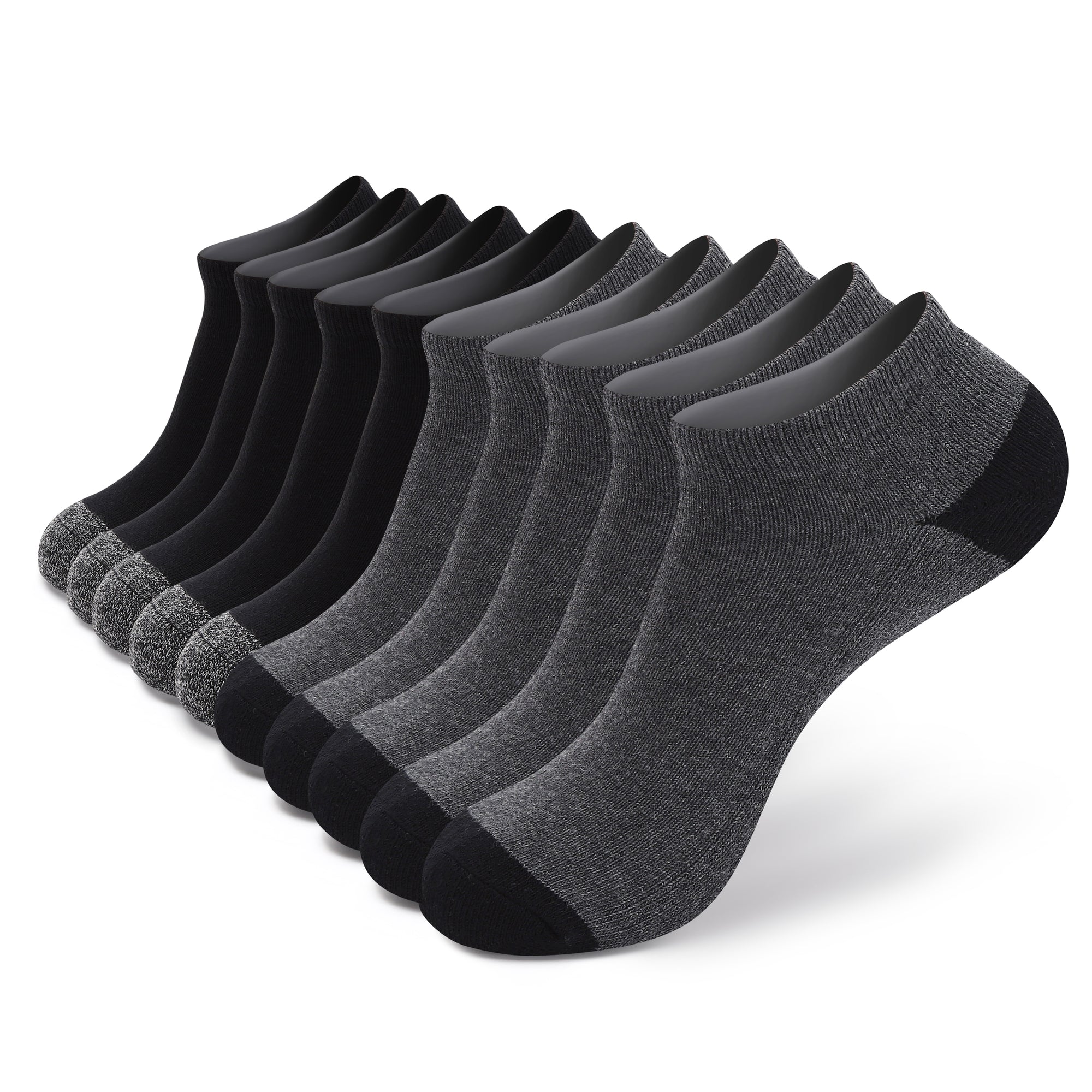 A set of six pairs of men's socks.