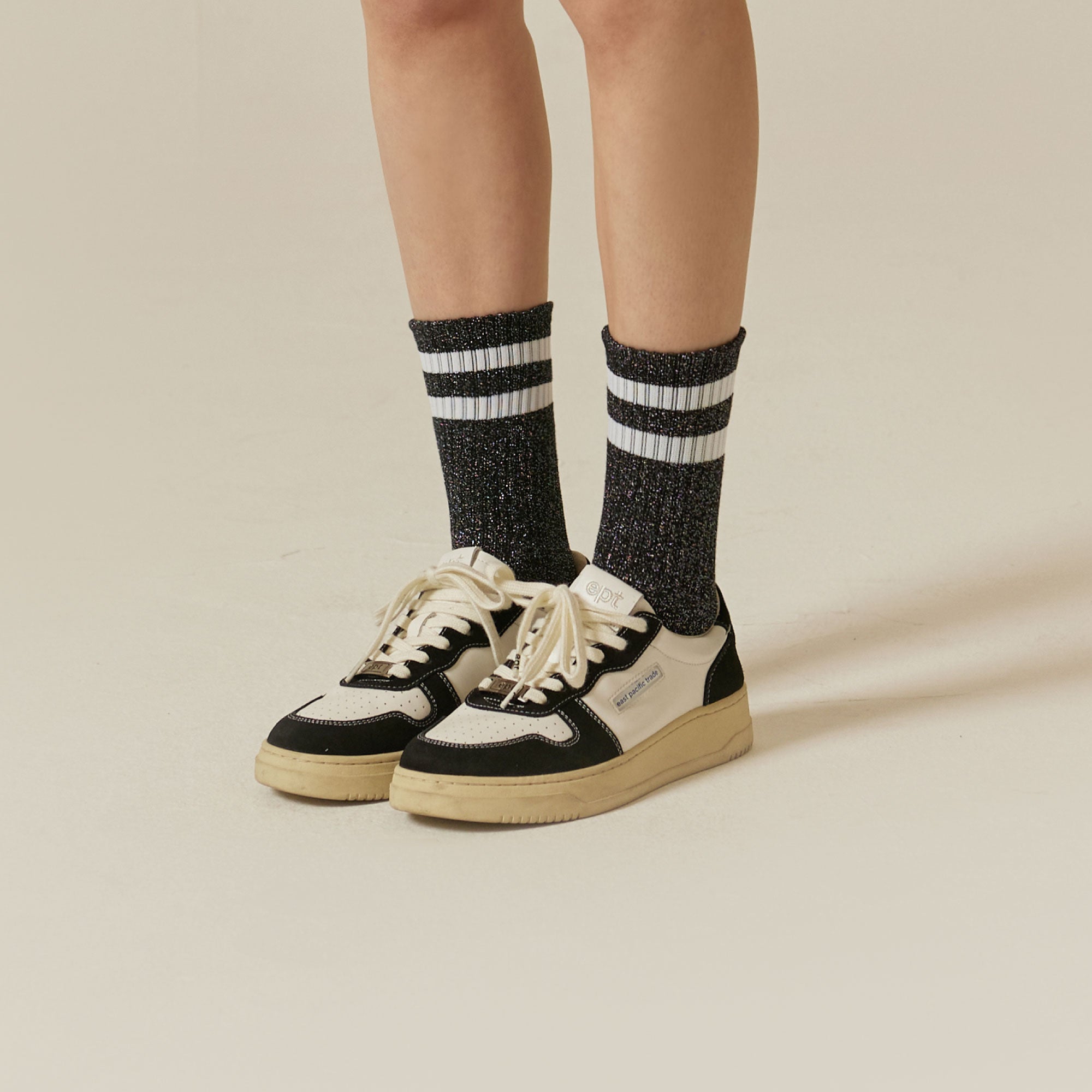 Person wearing socks.