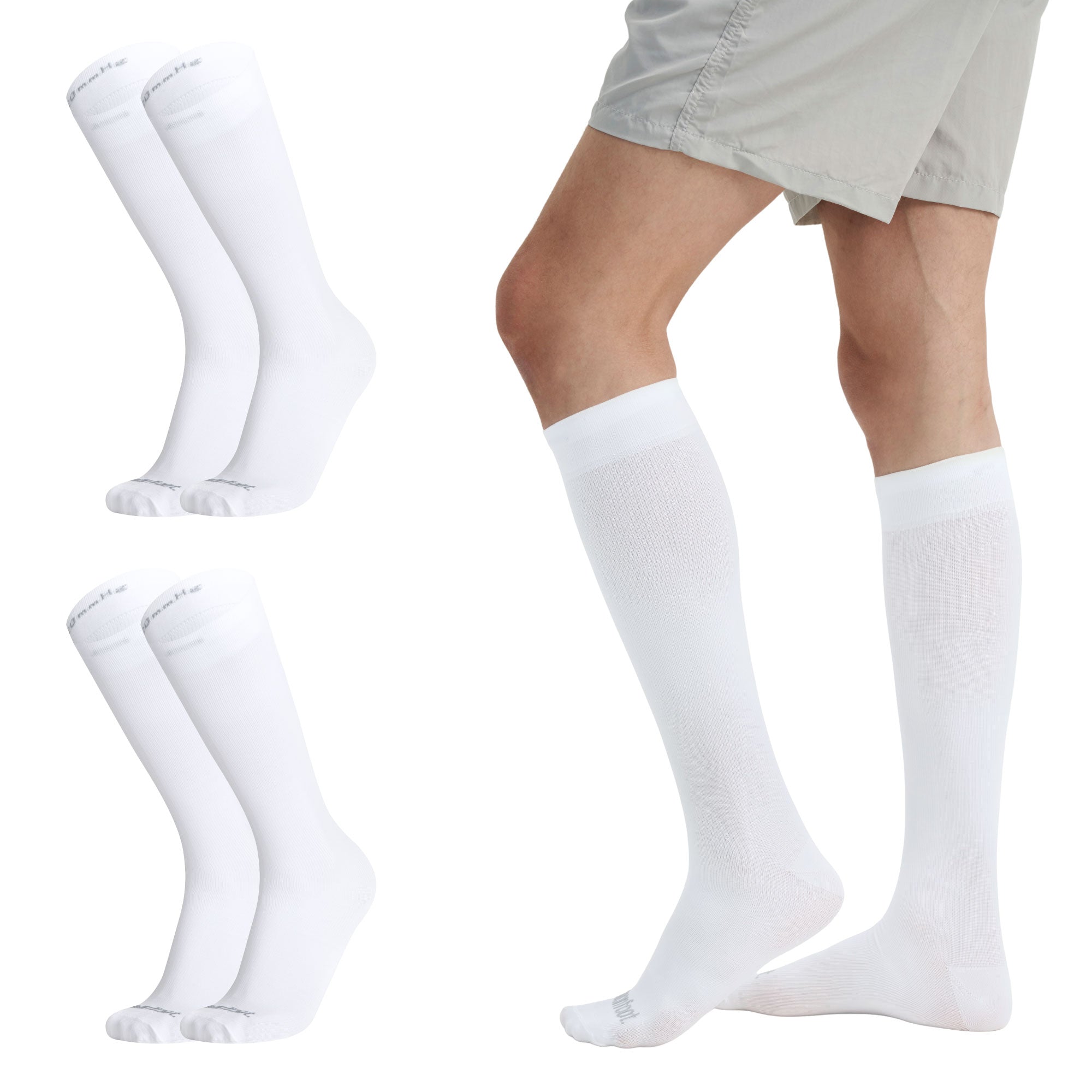 Monfoot Graduated 15-20mmHg ComfortFeet Compression Socks