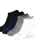 Five pairs of men's ankle socks.