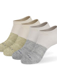 Five pair of white socks.