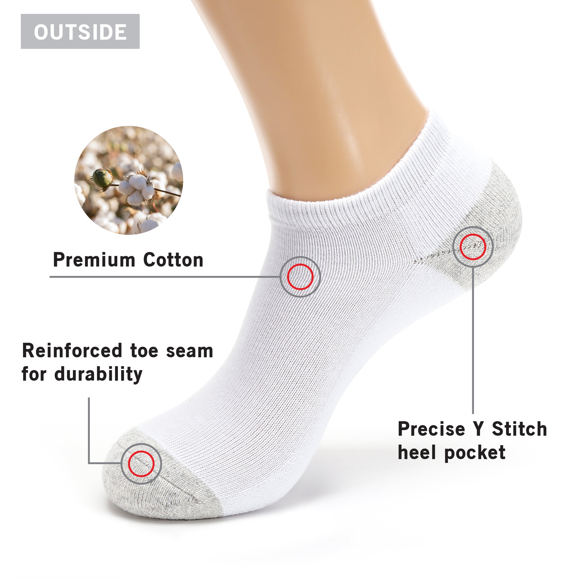 Person wearing socks.