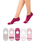 A pair of women's socks and a pair of women's socks.