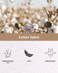 Cotton fabric with different types of cotton on it.