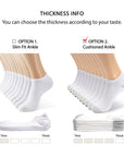 A pair of women's ankle socks with the words, you can choose the.