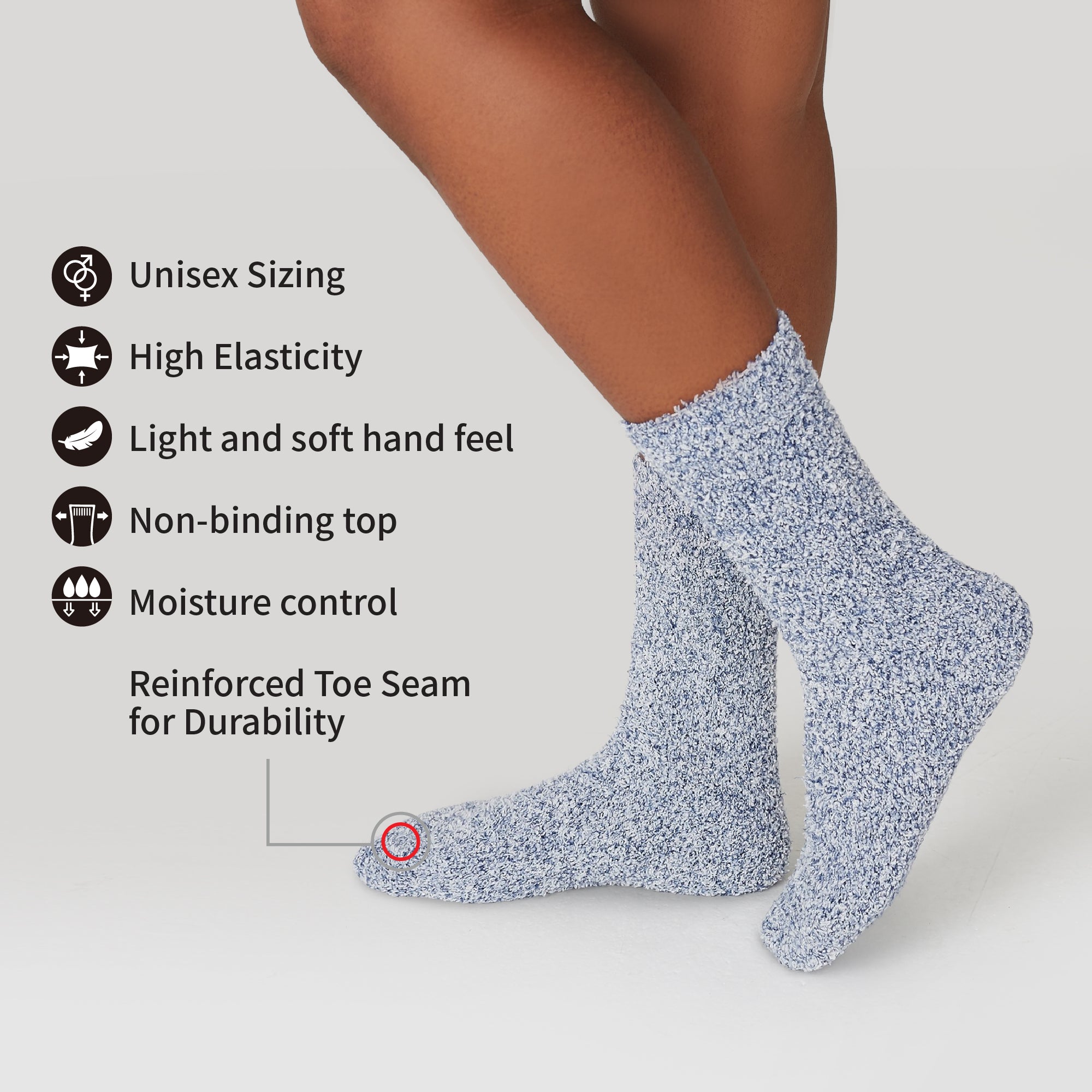 Person wearing socks.