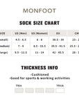 A women's size chart for a sock size chart.