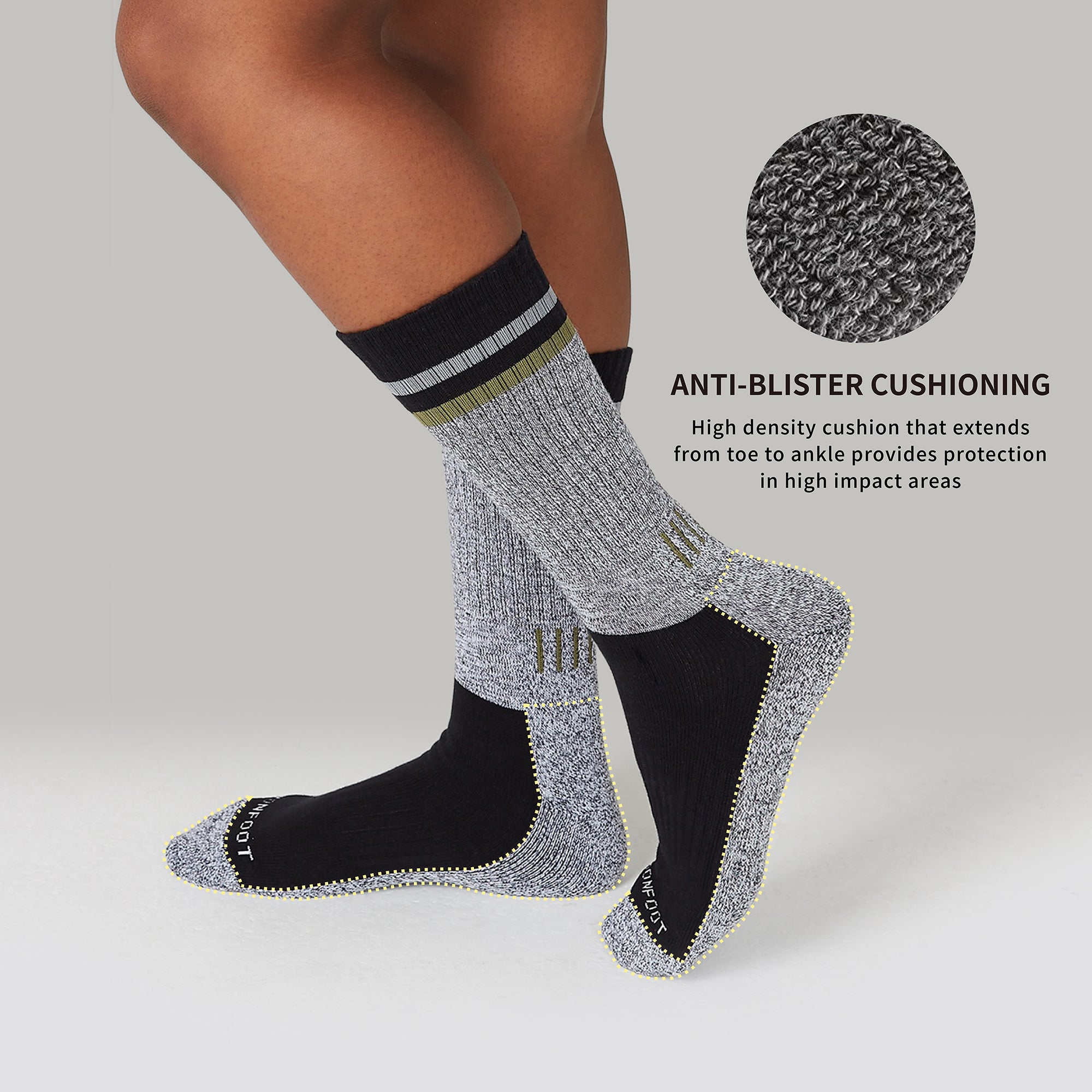 Person wearing socks.