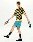 Athletic Cushion Low Stripes Black Crew 3 Pairs Socks alternate view.