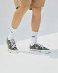 Athletic Cushion Happy Crew 4 Pairs Socks detail view.