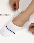 Ultra Grip Invisible No-Show Socks with Silicone Heel Grips (8-Pack)