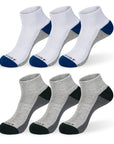 Five pairs of socks with different colors.