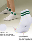 Cushioned Stripe Quarter 6 Pairs Socks