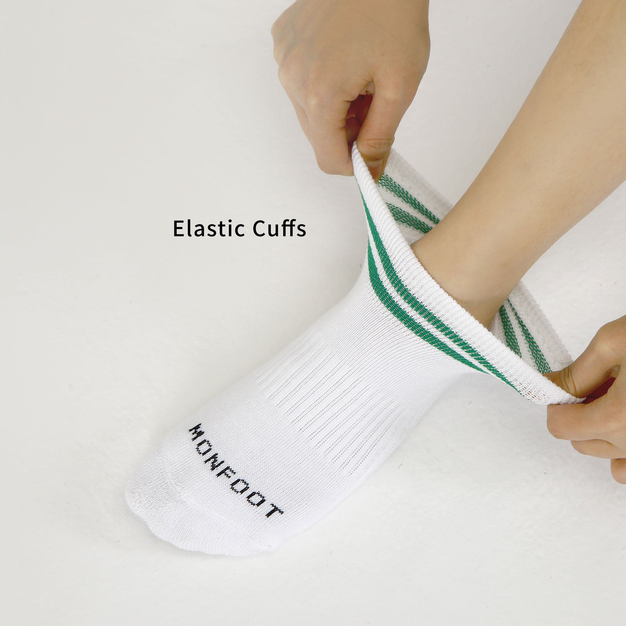 Person wearing socks.