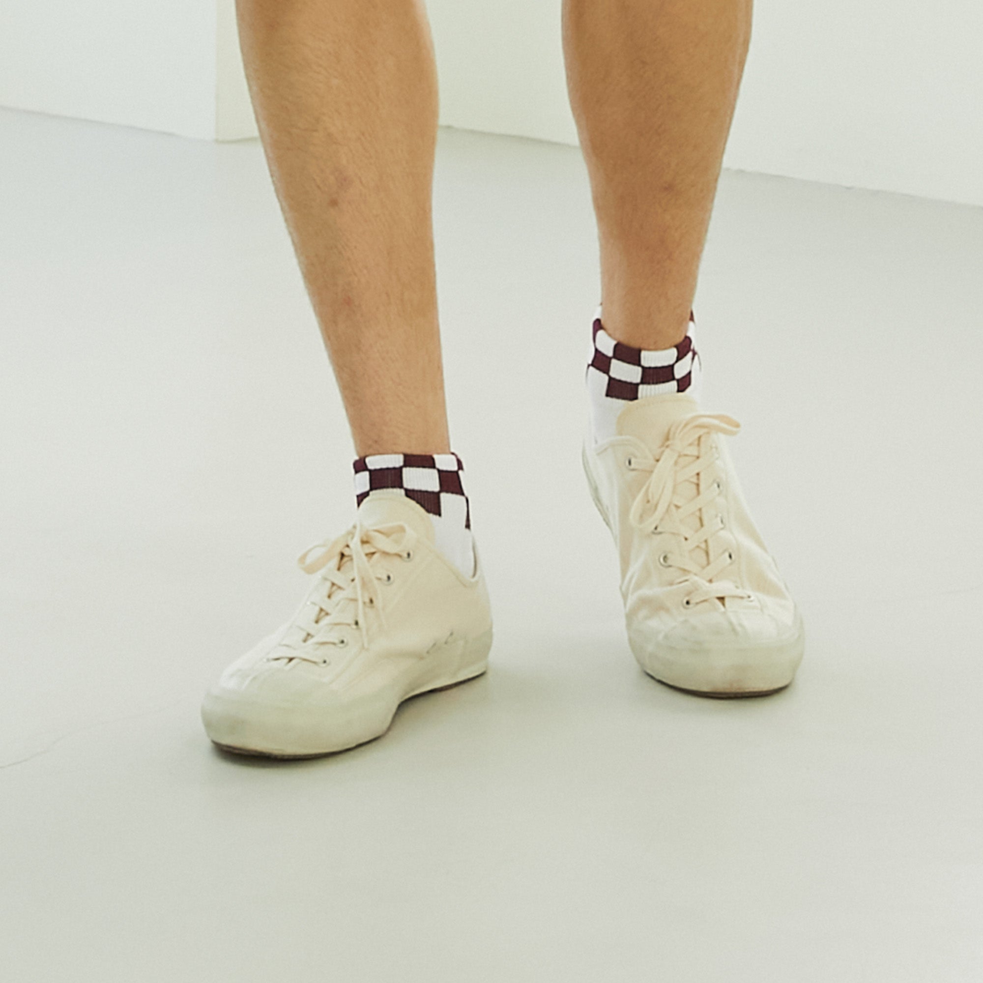 Person wearing socks.