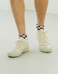 Person wearing socks.