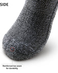 A close up of the inside of a shoe.