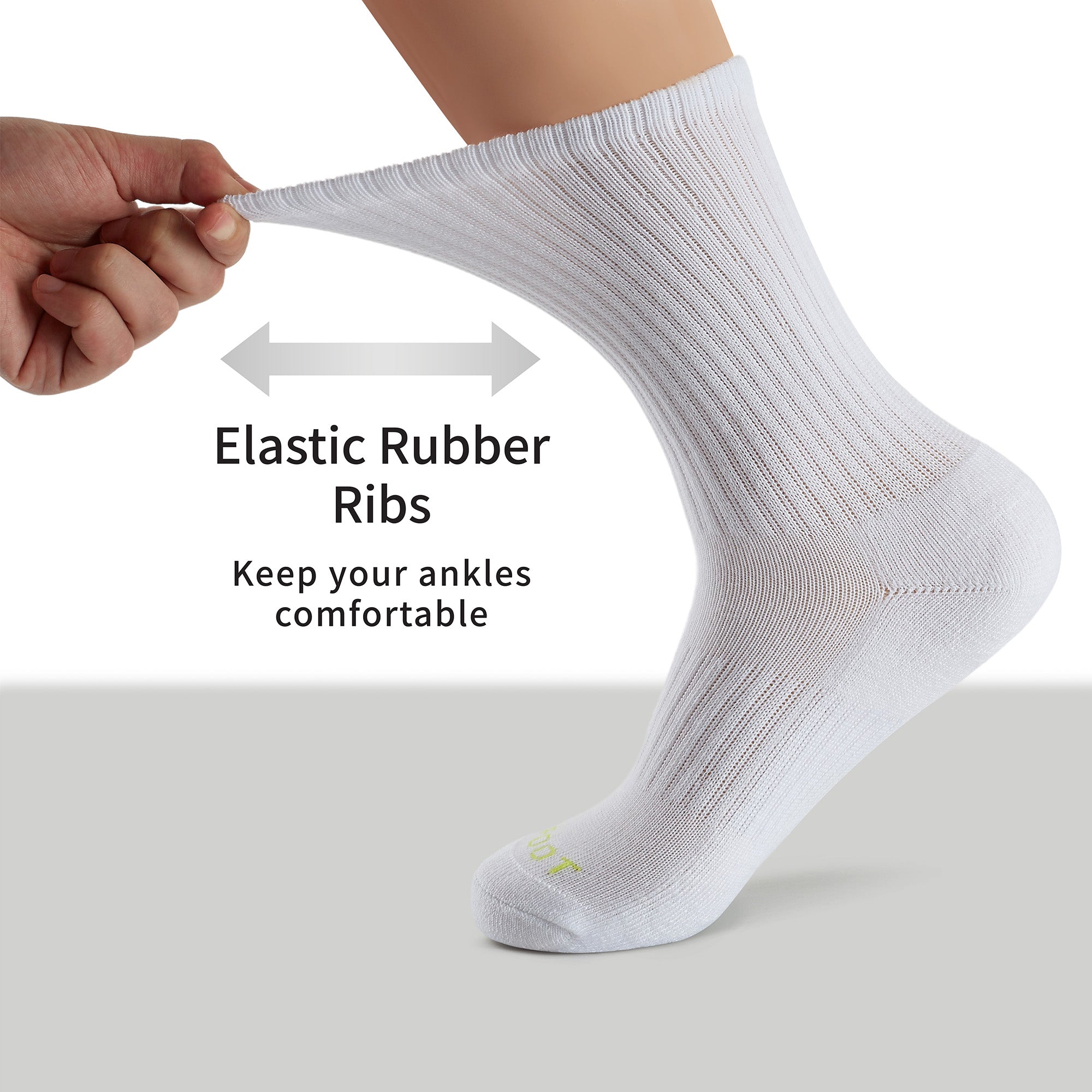 Person wearing socks.