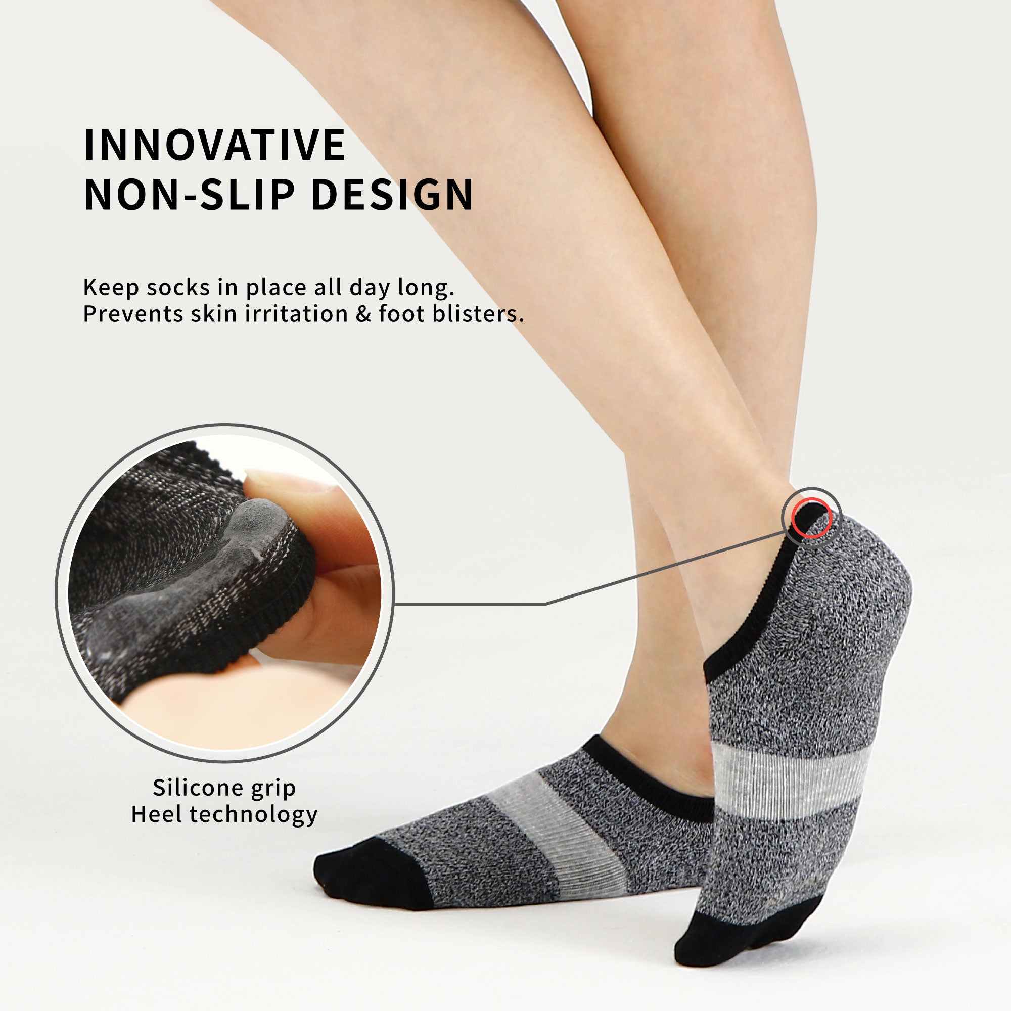 Person wearing socks.