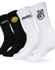 Athletic Cushion Happy Crew 4 Pairs Socks.