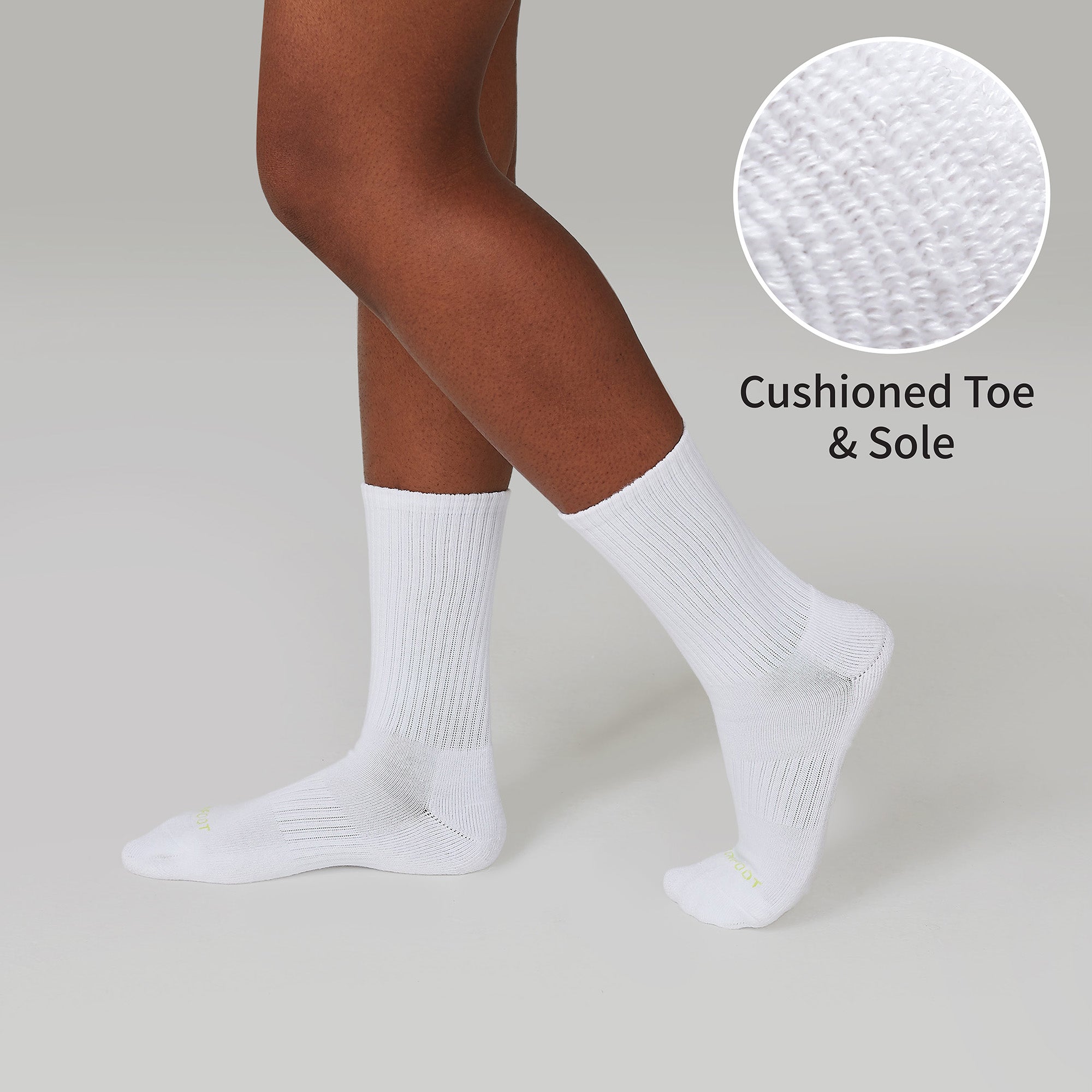 Person wearing socks.