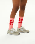 Argyle Multi Crew 3 Pairs Socks