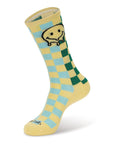 Soft Checker Boarder Crew 1 Pair Socks