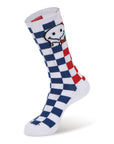 Soft Checker Boarder Crew 1 Pair Socks