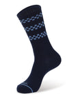 Simple Checker Stripes Crew 1 Pair Socks