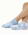 Casual Cotton Low Cut Tye-Dye Ankle 4 Pairs Socks