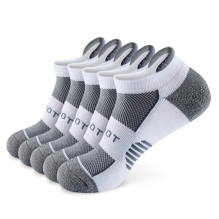 Athletic Cushioned Ankle Tab 5-10  Pairs Socks