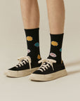 Ghost Smile Crew Socks 1 Pair Socks