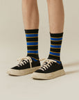 Striped Crew High 1 Pair Socks