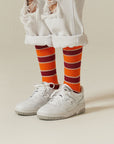 Striped Crew High 1 Pair Socks