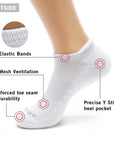 running performance heel tab ankle socks