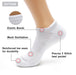 running performance heel tab ankle socks#color_grey-black-mix-10pairs