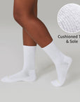 Athletic Cushion Stripe Crew 4 Pairs Socks