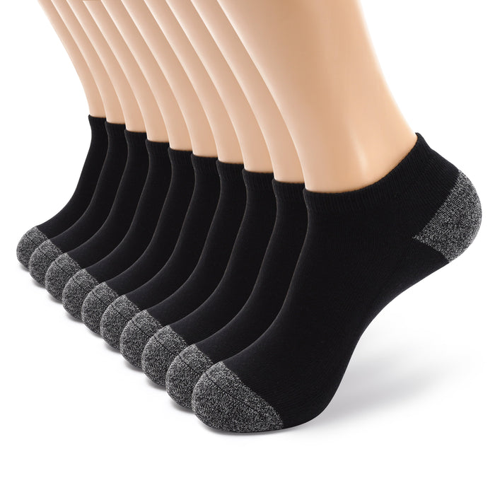 Cotton Cushioned Ankle 10 Pairs Socks