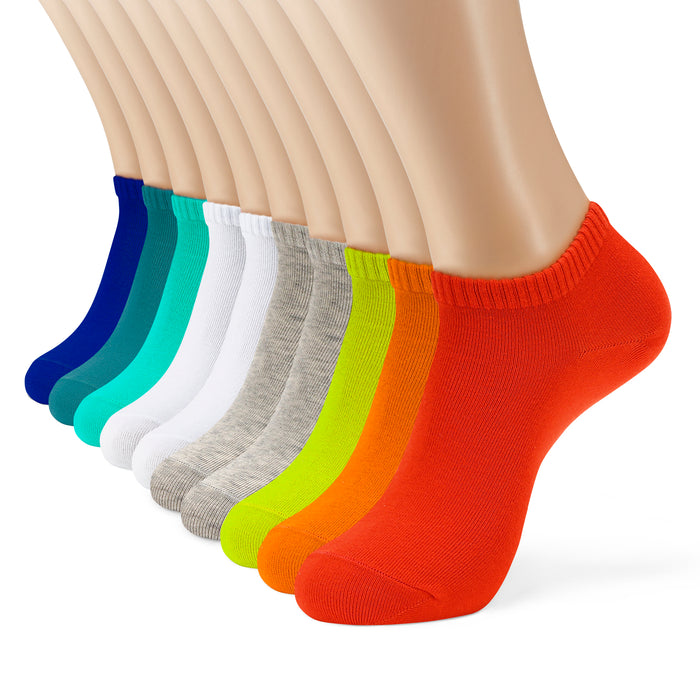 Cotton Cushioned Ankle 10 Pairs Socks — Monfoot