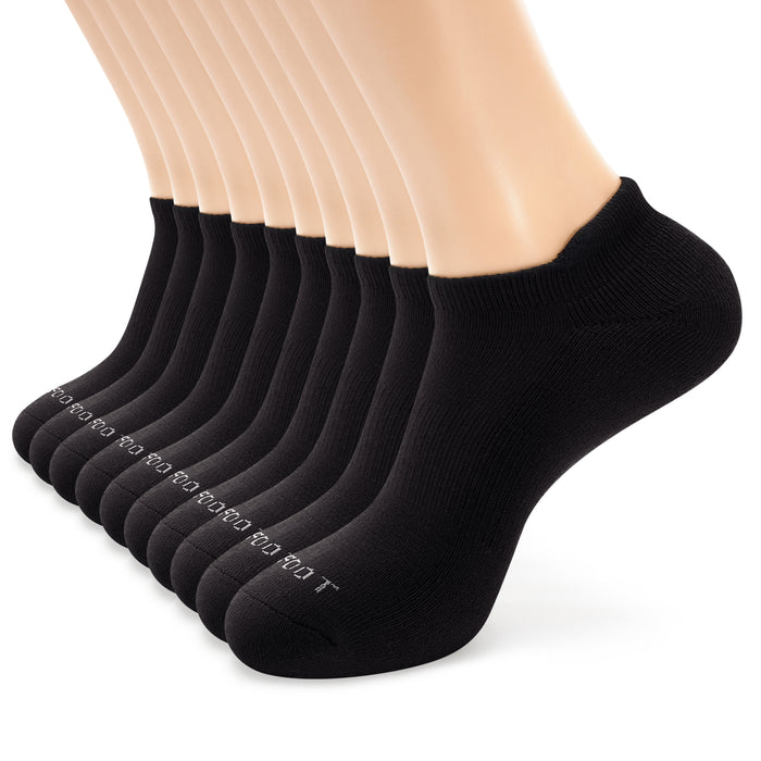 3 Pairs Athletic Cushioned Running Performance Heel Tab Ankle Half Cut Socks  For Men/Women