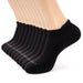 running performance heel tab ankle socks#color_black-10pairs
