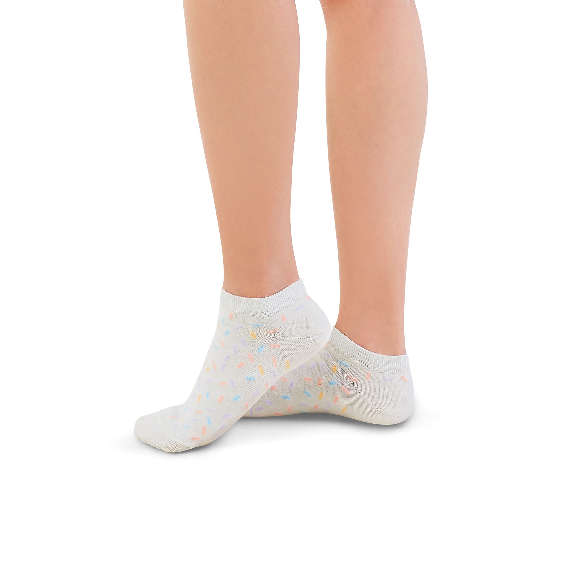 Colorful Patterned Fun Dress Crew Socks#color_dessert