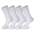 Three pair of white socks.