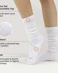 Soft Slouch Extra Long Knee High 4 Pairs Socks