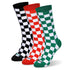 Three pair of red socks.