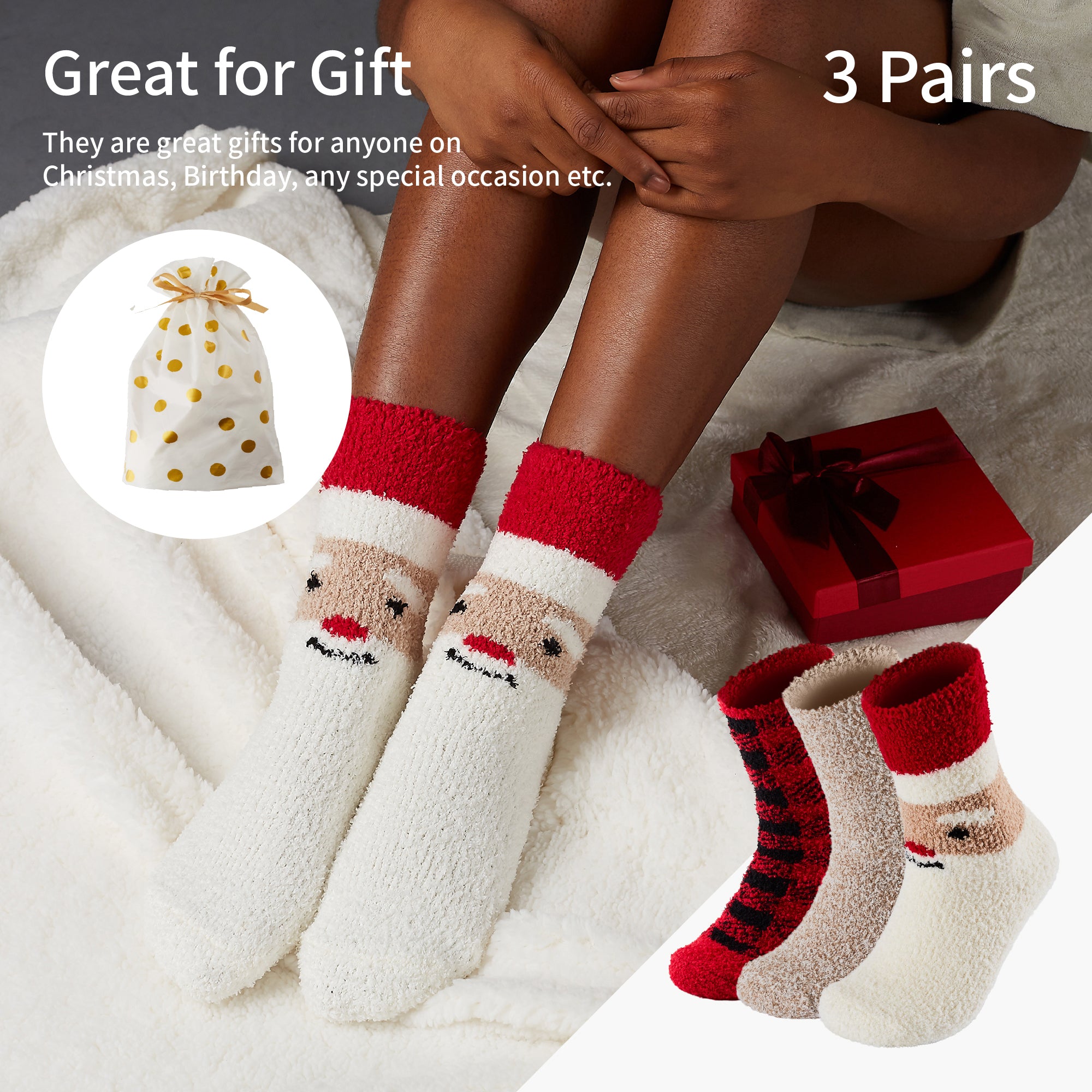 slipper socks#color_santa