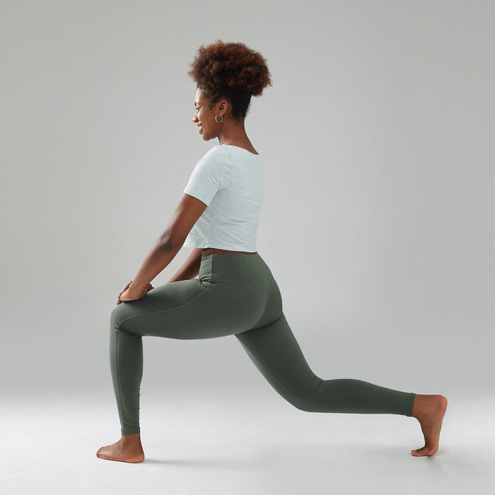 Buttery Soft Lightweight Leggings/Yoga Pants#color_olive-green